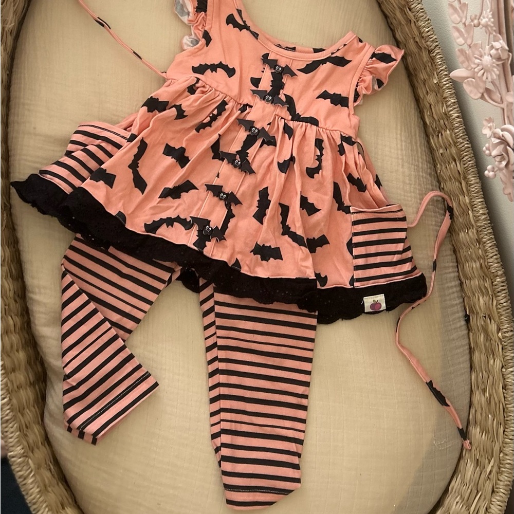 Cheeky Plum Cora Play Set - Batty - Halloween 6/12 months